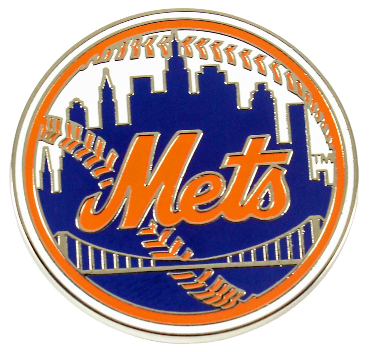 New York Mets Logo Pin