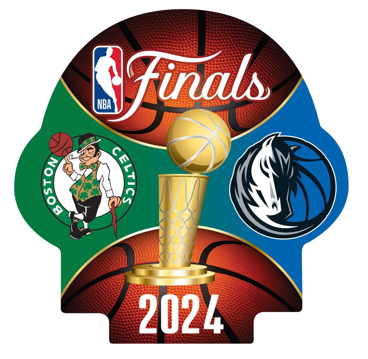 2024 NBA Finals Celtics Mavericks Head To Head Pin