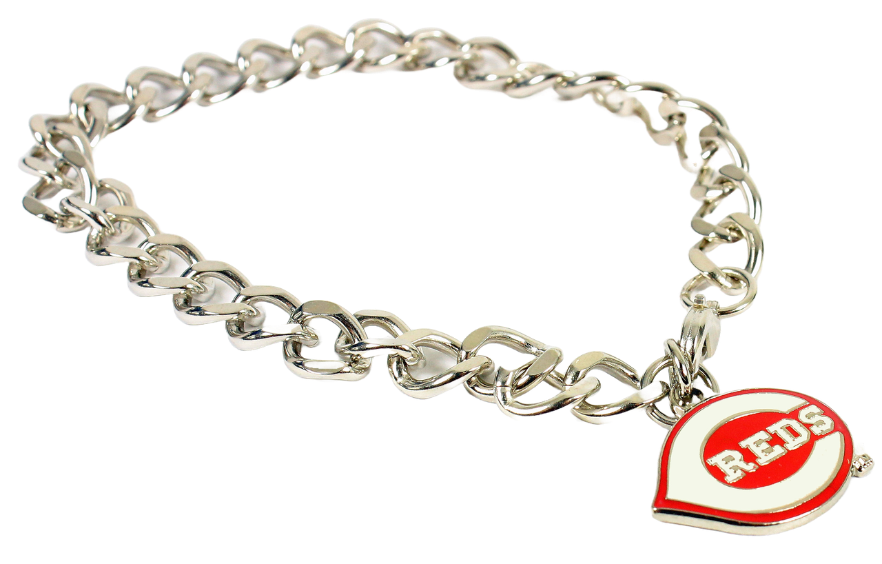 Cincinnati Reds Chain Cincinnati Reds Logo Bracelet