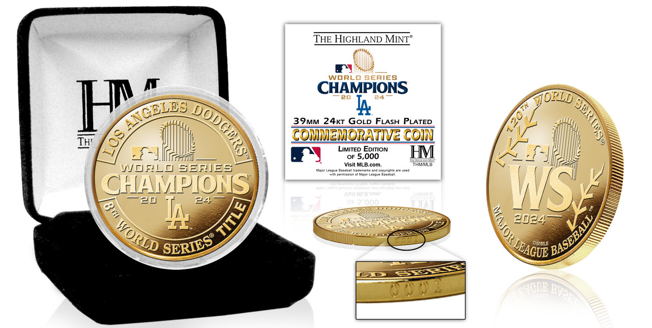 ロサンゼルス ドジャース 2024 ワールド シリーズ チャンピオンズ ゴールド Los Angeles Dodgers 2024 World Series Champions Gold Coin