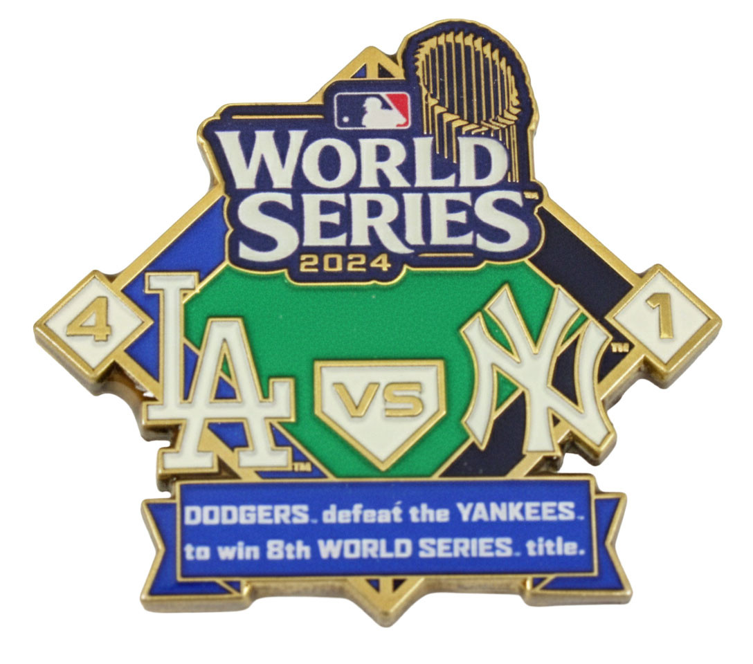 2024 World Series Commemorative Pin -Dodgers vs. Yankees - Limited