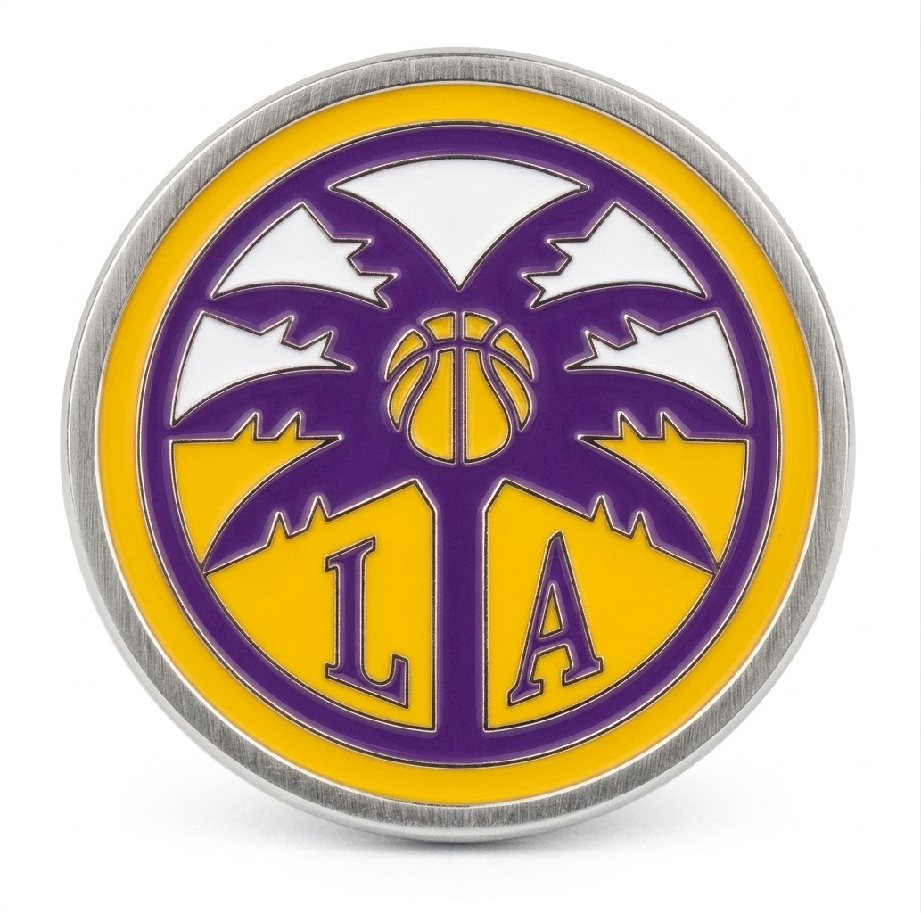 Los Angeles Sparks WNBA Logo Pin