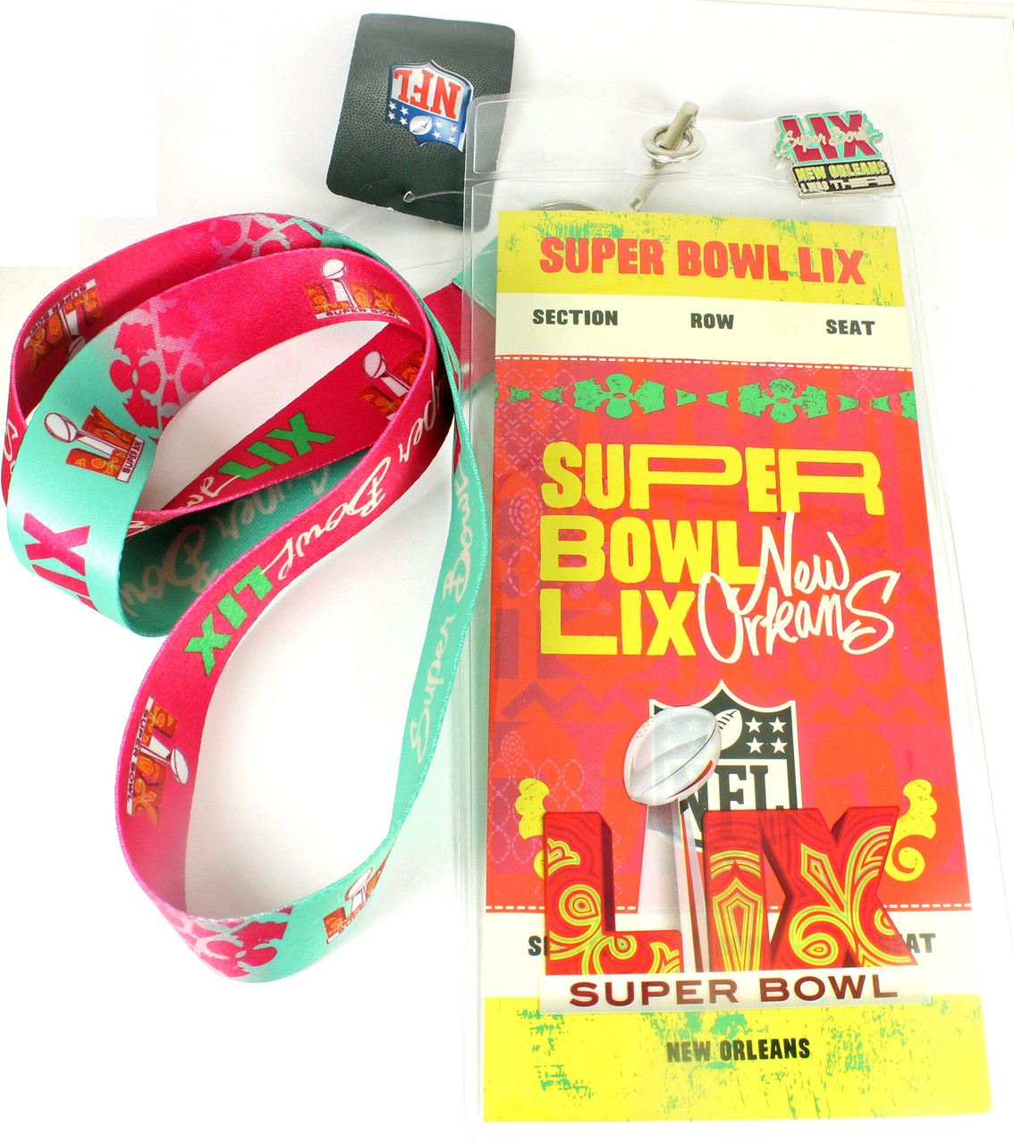 Super Bowl LIX (59) Lanyard Ticket Hold w/ 