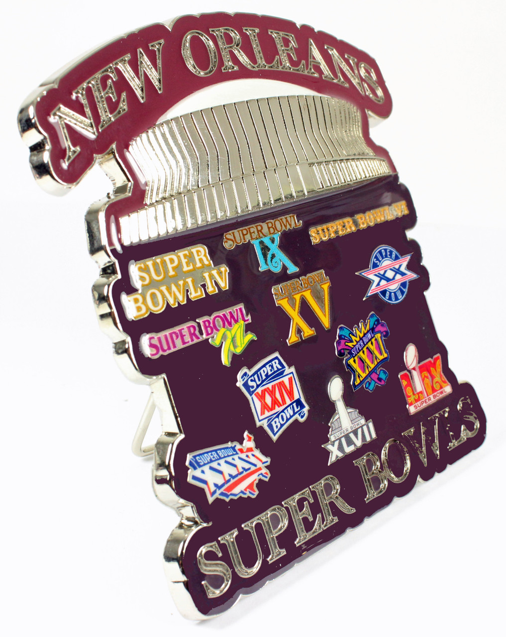 Super Bowl LIX (59) New Orleans Super Bowl History Stand Pin - 4