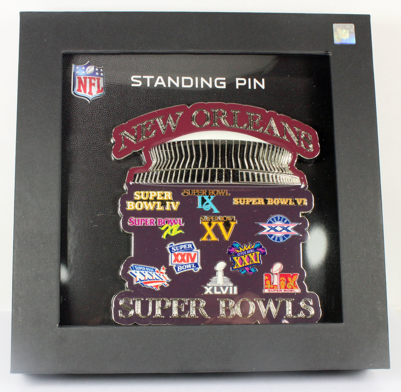 Super Bowl LIX (59) New Orleans Super Bowl History Stand Pin - 4