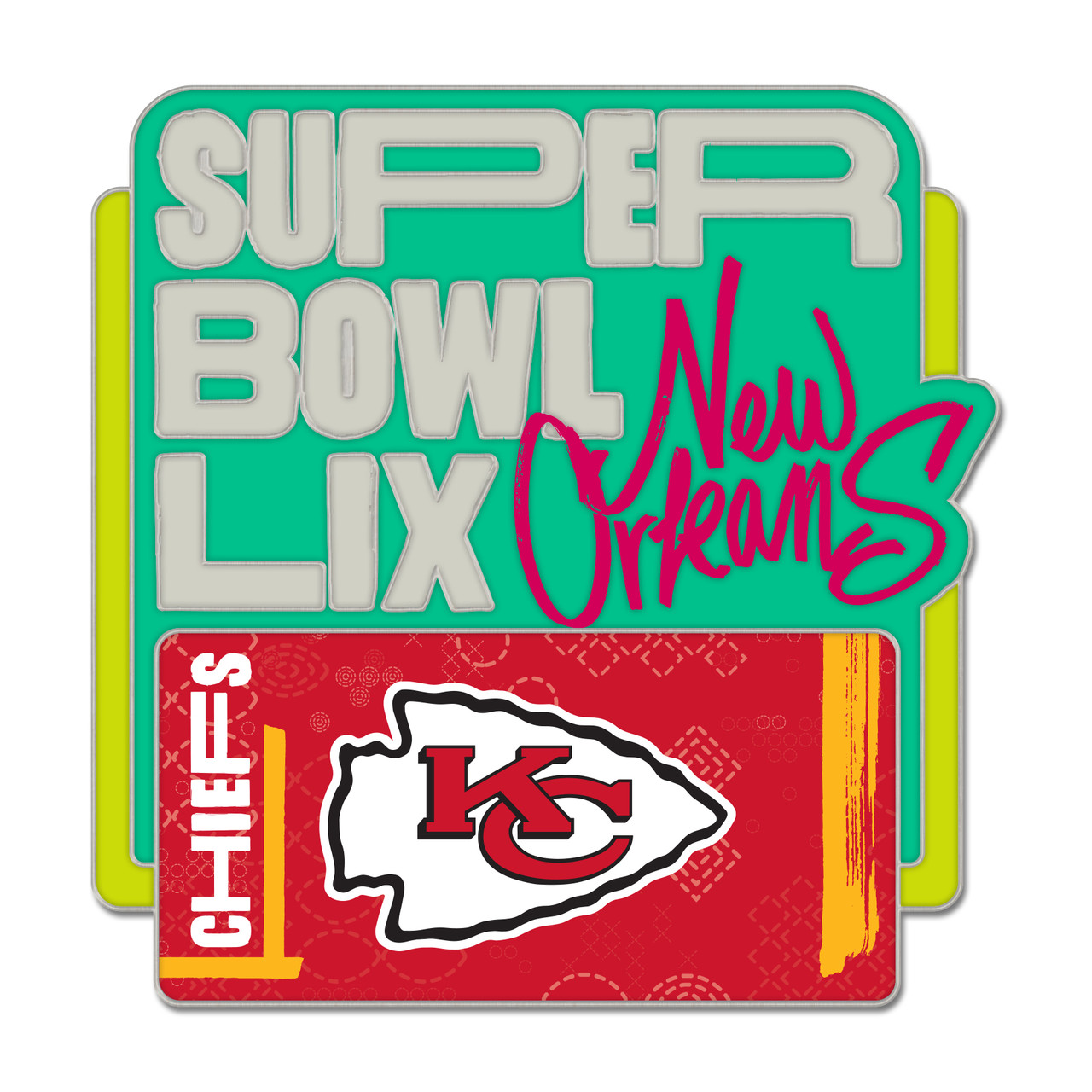 Kc Pin Top Kansas City Chiefs Super Bowl LIX Pin
