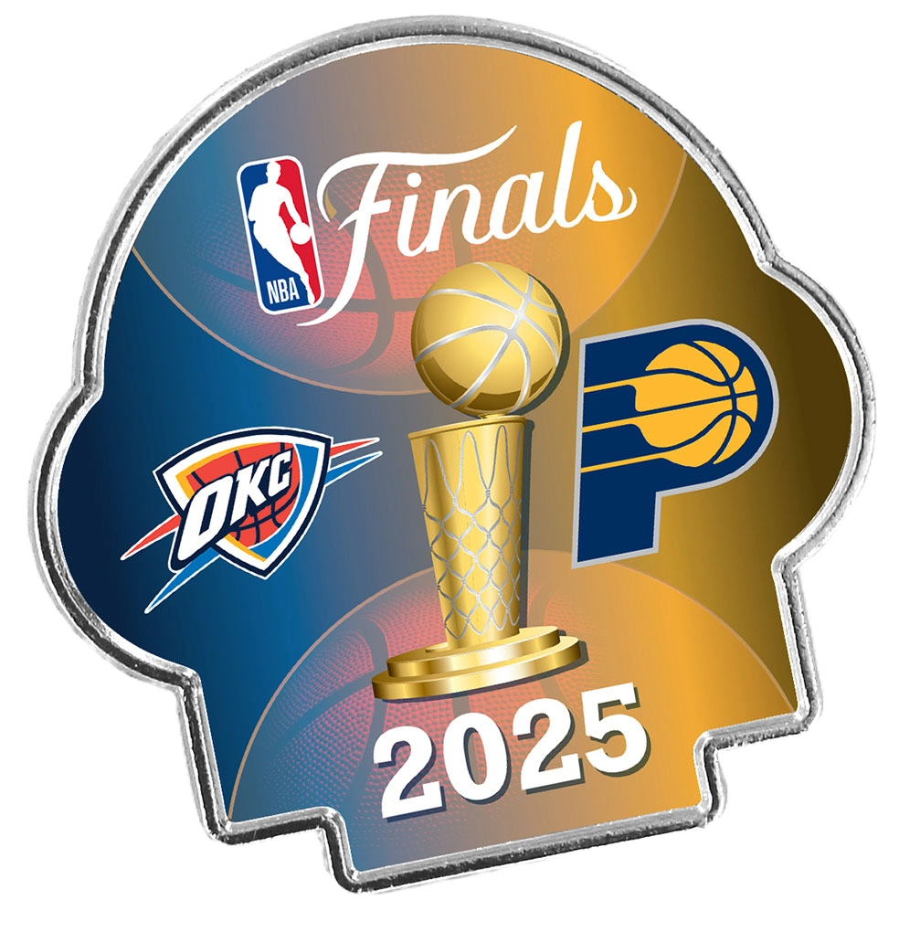 Thunder Pacers 2025 NBA Finals Dueling Pin