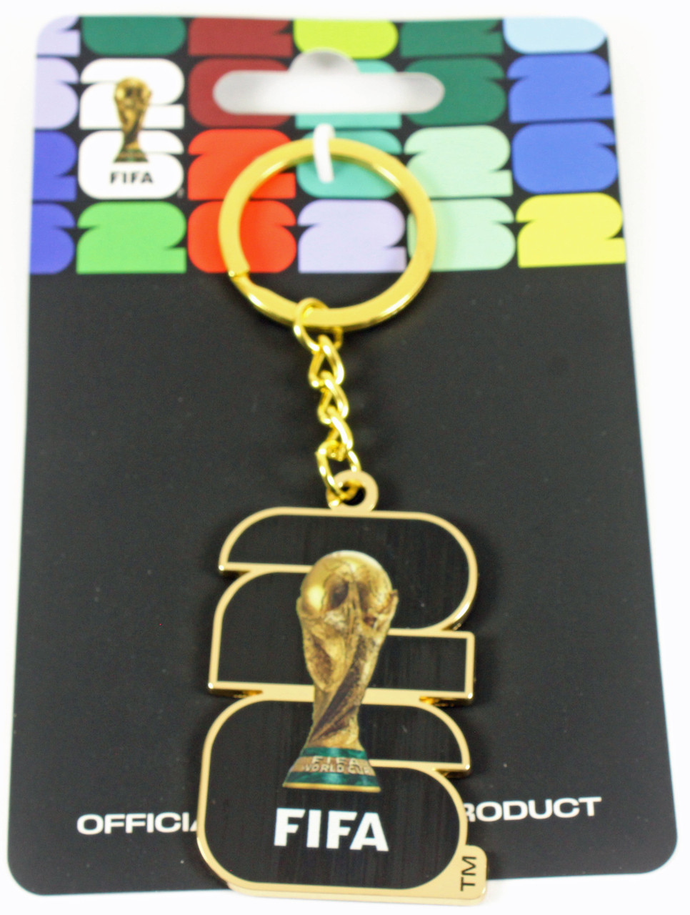2026 FIFA World Cup Logo Trophy Key Chain