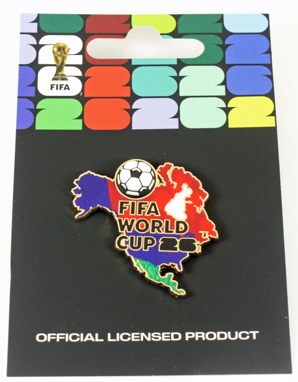 2026 FIFA World Cup North America Pin w/ 3-D Soccer Ball