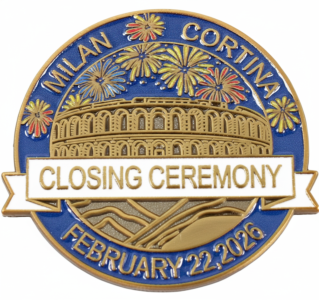 Milan Cortina 2026 Closing Ceremony Pin - Limited 500