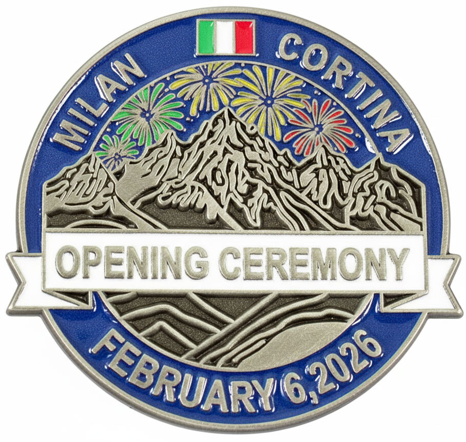 ミラノコルティナオリンピック 2026 オープニングセレモニー　ピンバッジ Milan Cortina 2026 Opening Ceremony Pin - Limited 500