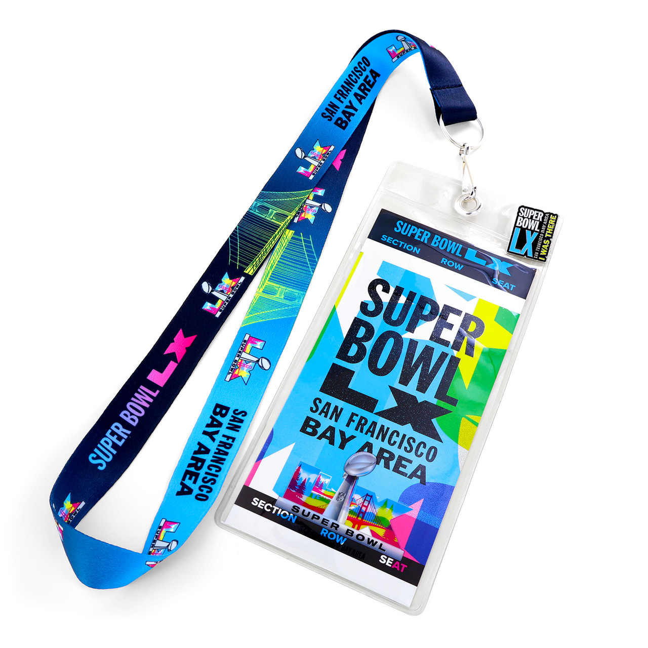 Super Bowl LX (60) Lanyard Ticket Holder w/ 