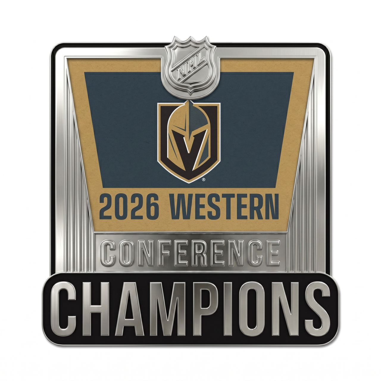 Vegas Golden Knights 2026 Western Conference Champs Pin