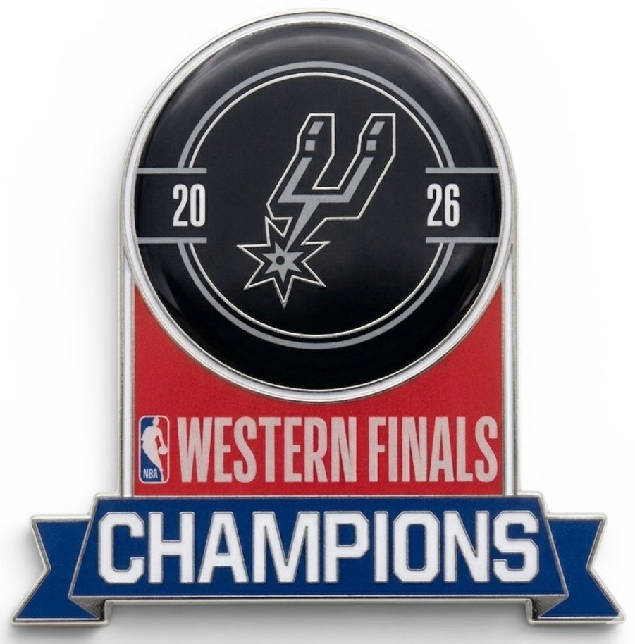 NBA ピンバッジ San Antonio Spurs 2026 NBA Western Conference Finals Championship Pin