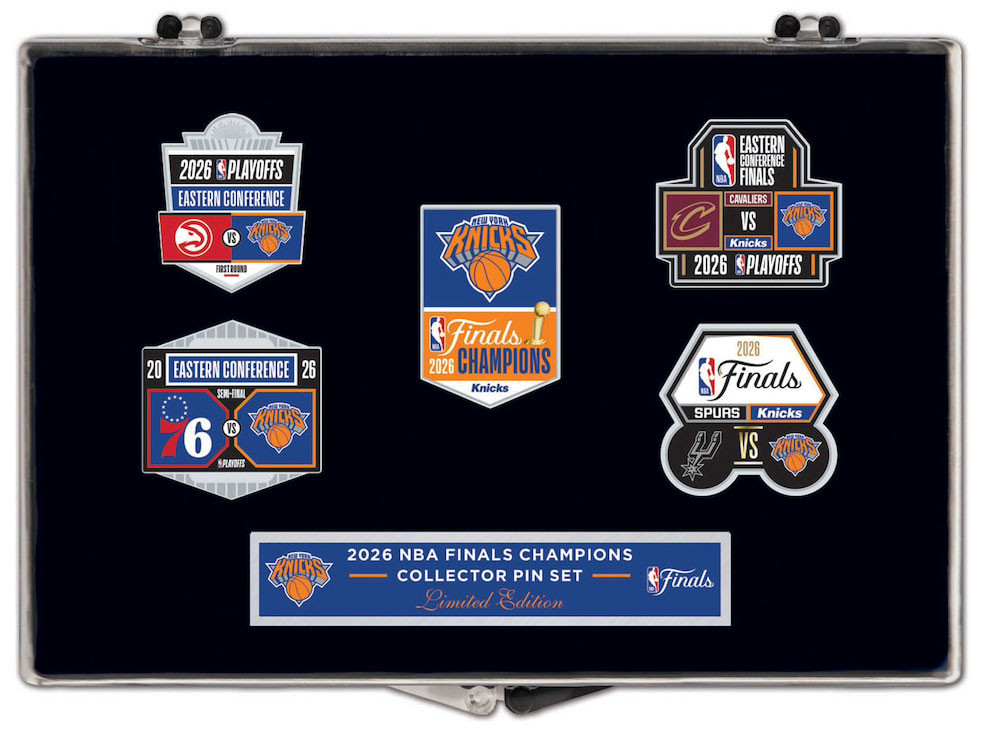 New York Knicks 2026 NBA Champions 3-Pin Collector Set - Limited