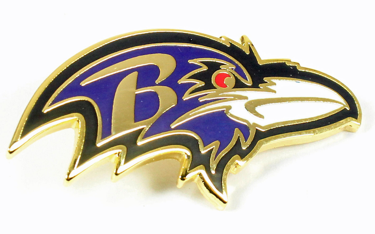 Baltimore Ravens 16'' Team Logo Cutout - Black