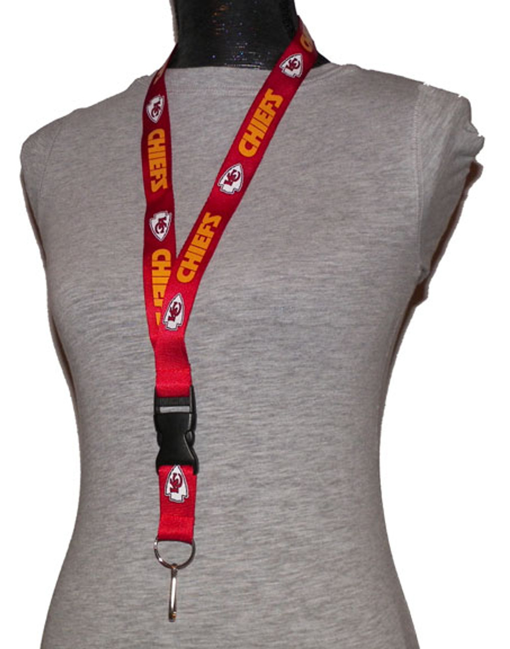 NFL Kansas City Chiefs Blackout Lanyard