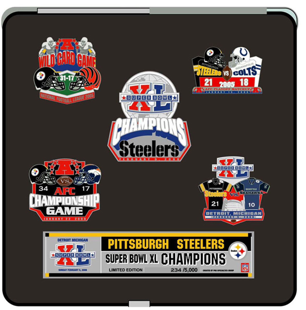 Pittsburgh Steelers Super Bowl Tickets Playing Cards