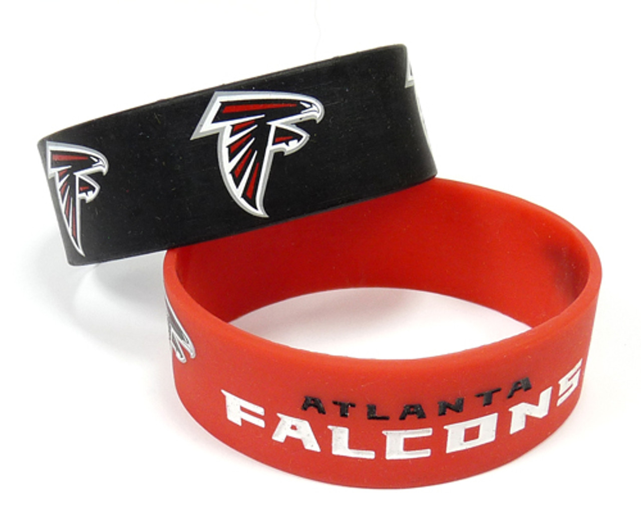 Atlanta Falcons Wide Wristbands (2 Pack)