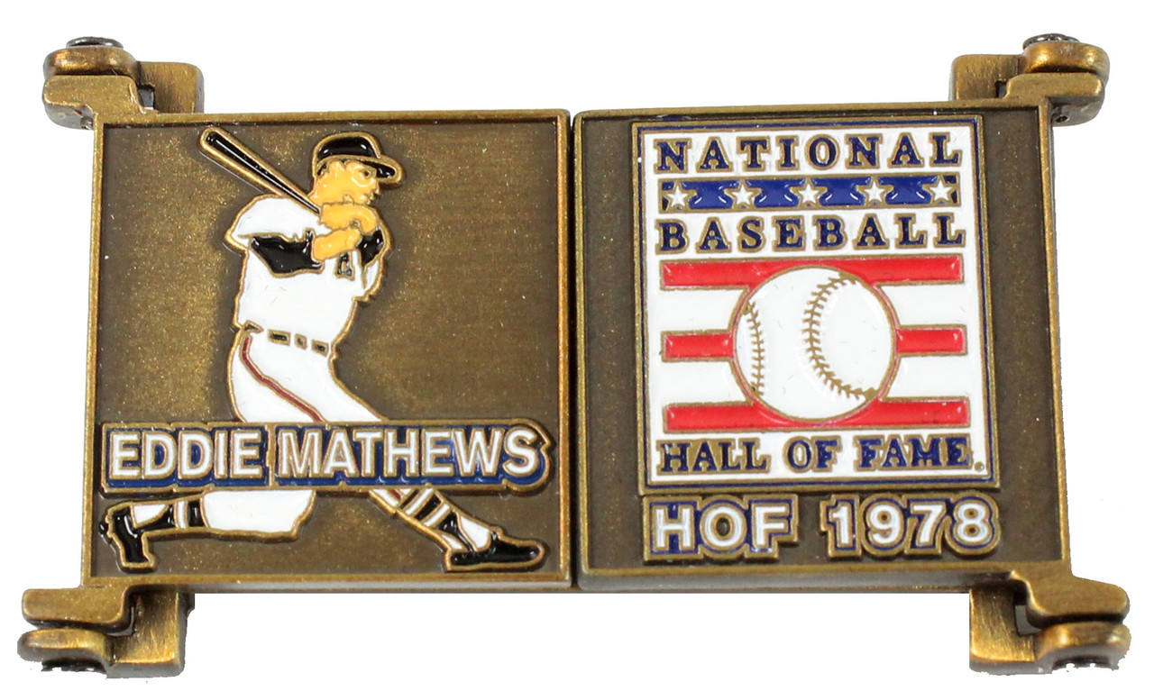 Eddie Matthews Hall of Fame Door Pin - Limited Edition 2,500