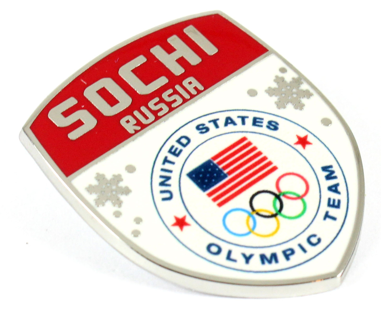 Sochi 2014 Team USA Olympics Crest Pin