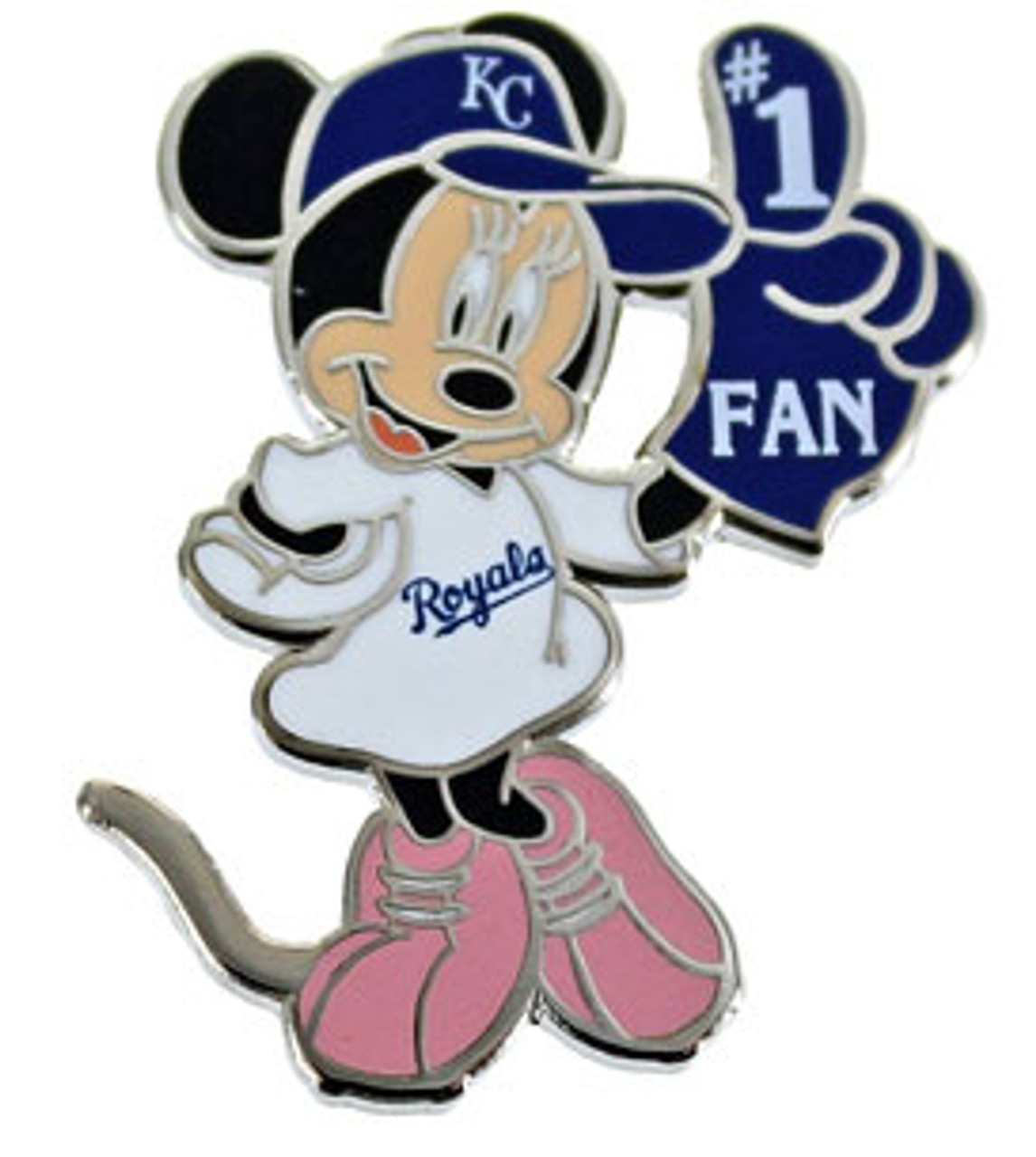 Kansas City Royals Minnie #1 Fan Disney Pin