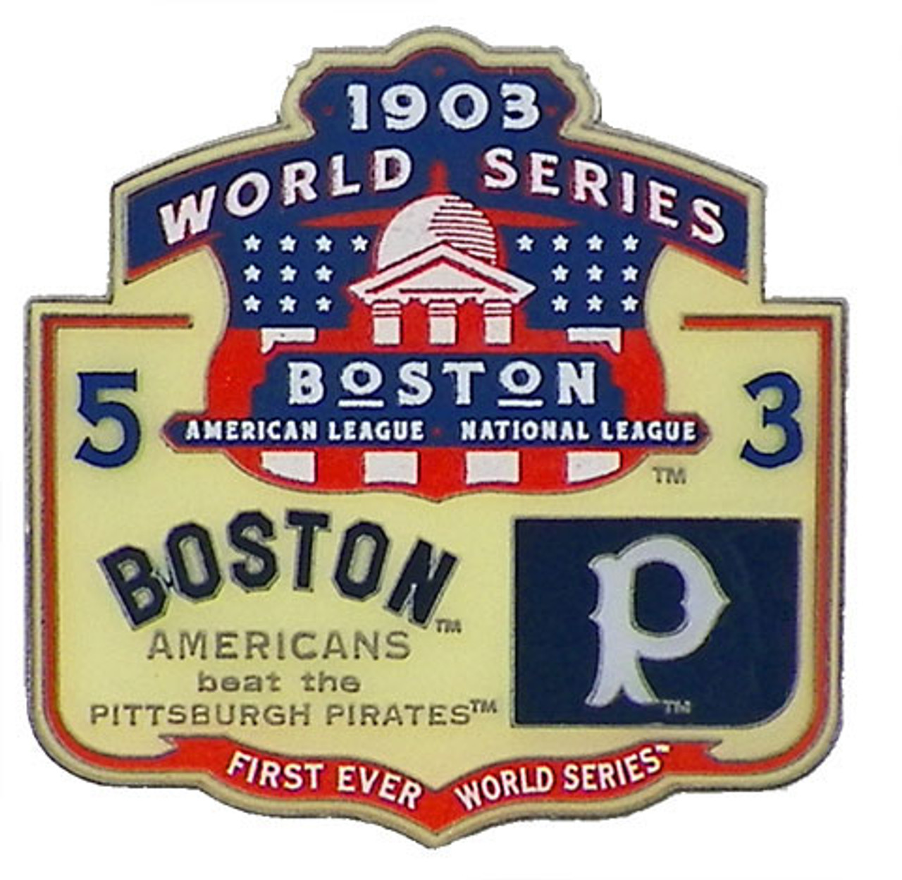 1903 World Series Game Three Program (Boston Americans).