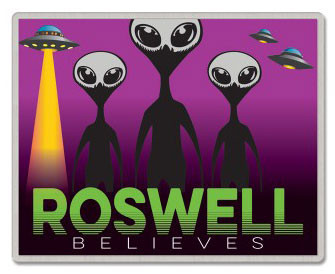 Roswell New Mexico Believes Pin