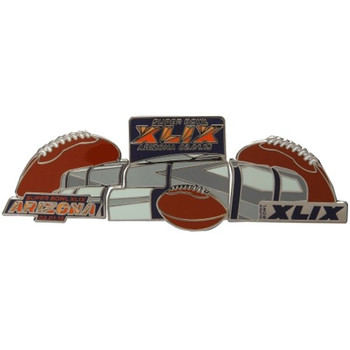 2015 Super Bowl XLIX Stadium Three Pin Set