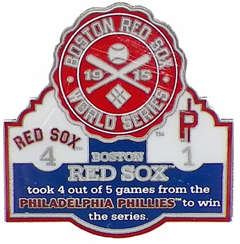 1915 World Series Commemorative Pin - Red Sox vs. Phillies