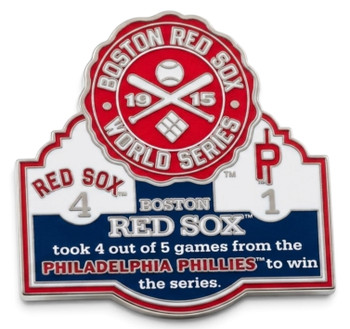 1915 World Series Commemorative Pin - Red Sox vs. Phillies