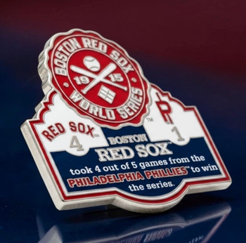 1915 World Series Commemorative Pin - Red Sox vs. Phillies