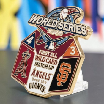 2002 World Series Commemorative Pin - Angels vs. Giants