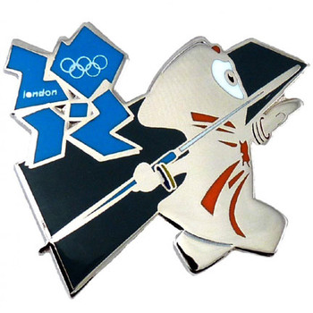 London 2012 Olympics Wenlock Javelin Pin