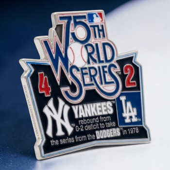 1978 World Series Commemorative Pin - Yankees vs. Dodgers
