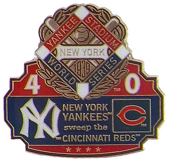 1939 World Series Commemorative Pin - Yankees vs. Reds
