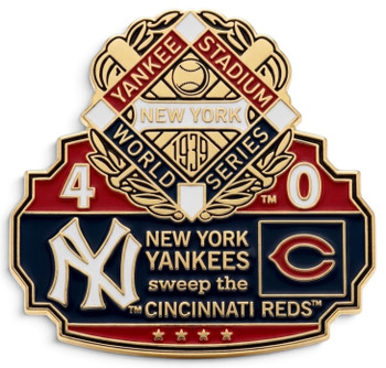 1939 World Series Commemorative Pin - Yankees vs. Reds