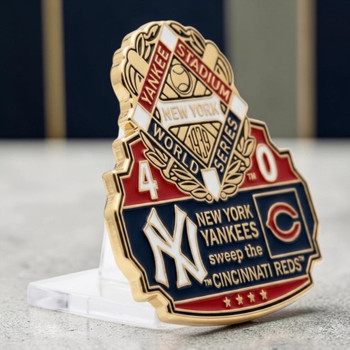 1939 World Series Commemorative Pin - Yankees vs. Reds