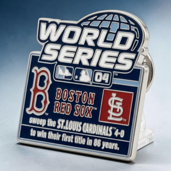 2004 World Series Commemorative Pin - Red Sox vs. Cardinals