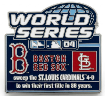 2004 World Series Commemorative Pin - Red Sox vs. Cardinals
