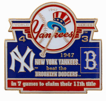 New York Yankees 1928 World Series Champions Logo Stadium Chase Pin