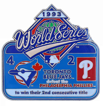 2009 World Series Commemorative Pin - Yankees vs. Phillies