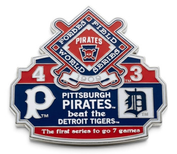 1909 World Series Commemorative Pin - Pirates vs. Tigers