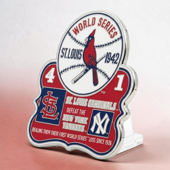 1942 World Series Commemorative Pin - Cardinals vs. Yankees