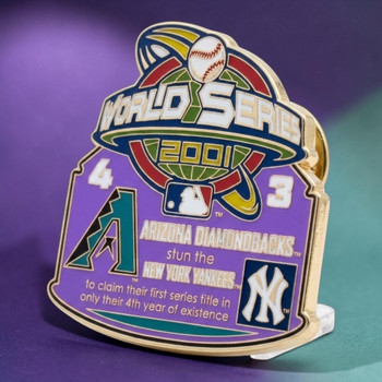 2001 World Series Commemorative Pin - Diamondbacks vs. Yankees