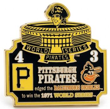 1971 World Series Commemorative Pin - Pirates vs. Orioles