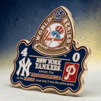 1950 World Series Commemorative Pin - Yankees vs. Phillies