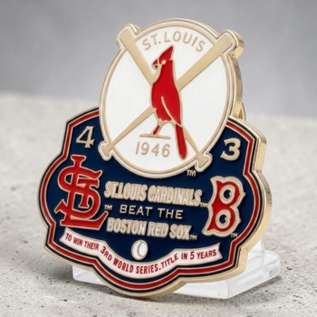 1946 World Series Commemorative Pin - Cardinals vs. Red Sox