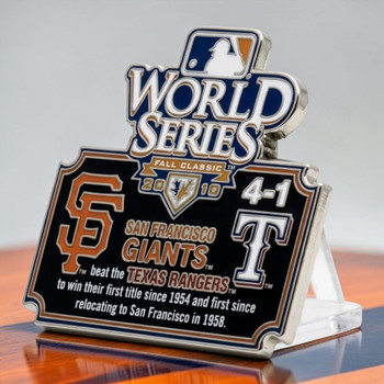 2010 World Series Commemorative Pin - Giants vs. Rangers