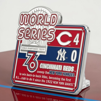 1976 World Series Commemorative Pin - Reds vs. Yankees